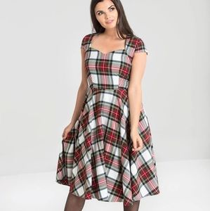 Hell Bunny Vixen Aberdeen vintage plaid dress